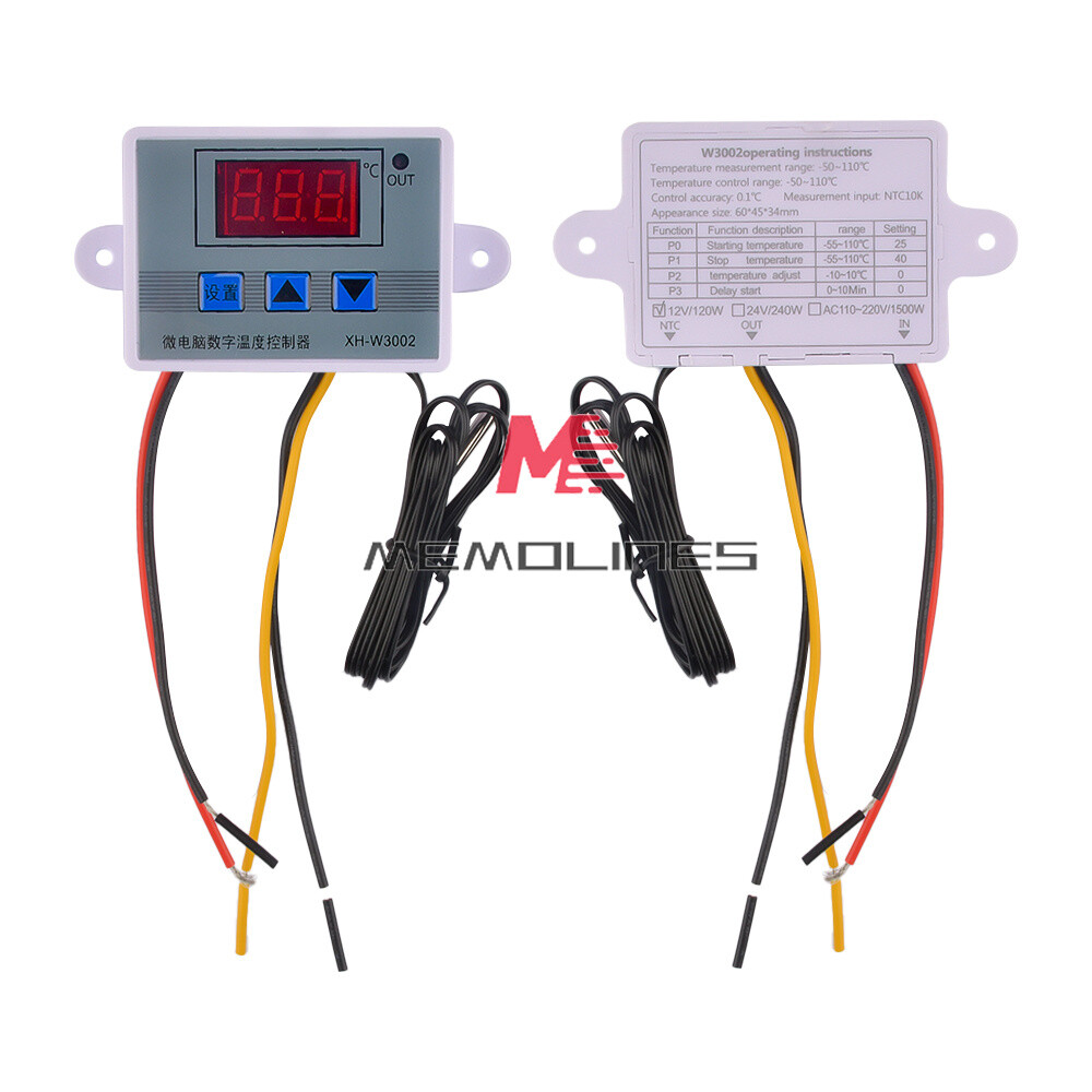 XH-W3002 NTC Digital LED Temperature Controller Thermostat Control Switch DC/AC