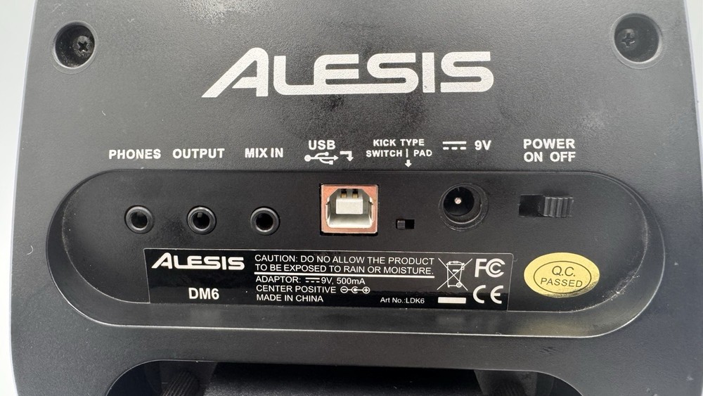 Alesis DM6 Electronic Drum Set Module with Power Supply and Cables