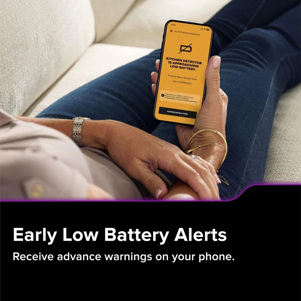 Kidde Hardwired Kidde App Enabled Smart Smoke and Carbon Monoxide Detector, A...