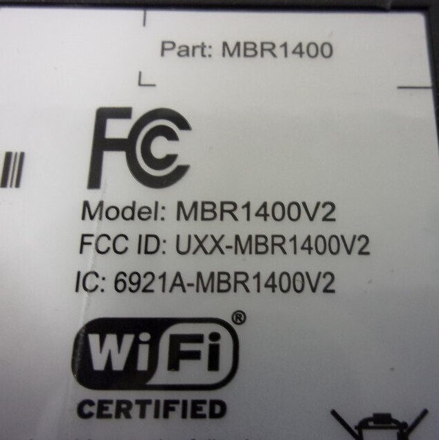 CradlePoint MBR1400 MBR1400v2 Wireless Broadband Router Modem SEE NOTES