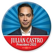2020 Julian Castro For President Campaign Button Set