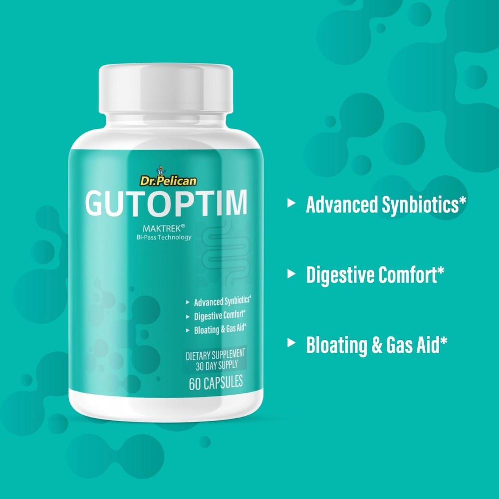 Gutoptim- Digestive Support- 60 Capsules