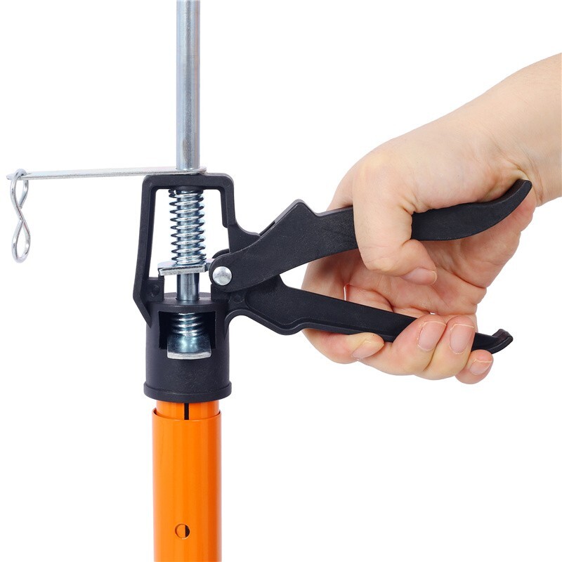 4PCS Telescopic Support Pole Adjustable Length Steel 3rd Hand Support Rod System