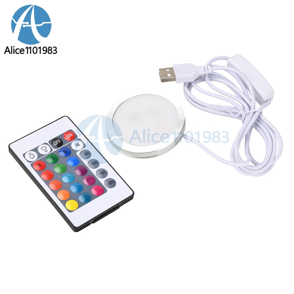 Remote Control RGB LED Lamp Kit Stepless LED Dimming for Bambu Lab 3D Printing