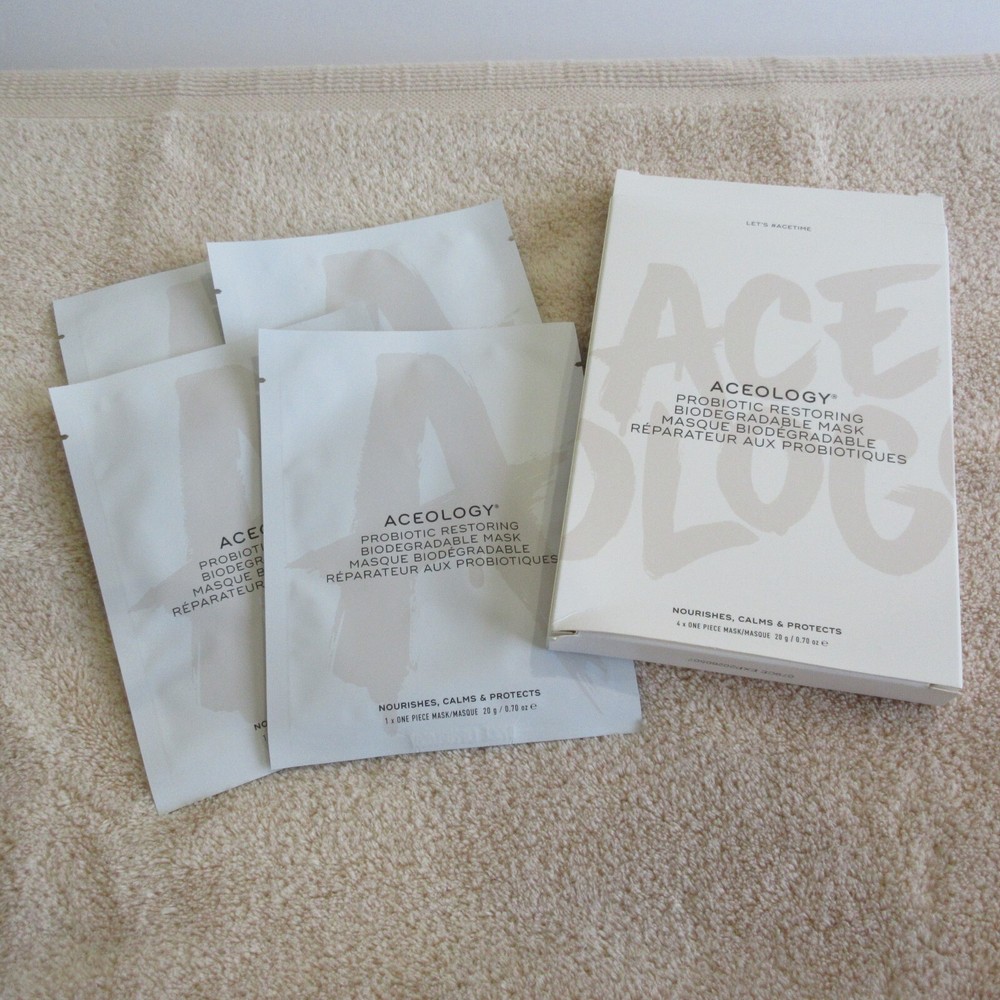 ACEOLOGY Probiotic Restoring Biodegradable Mask - 4 Masks