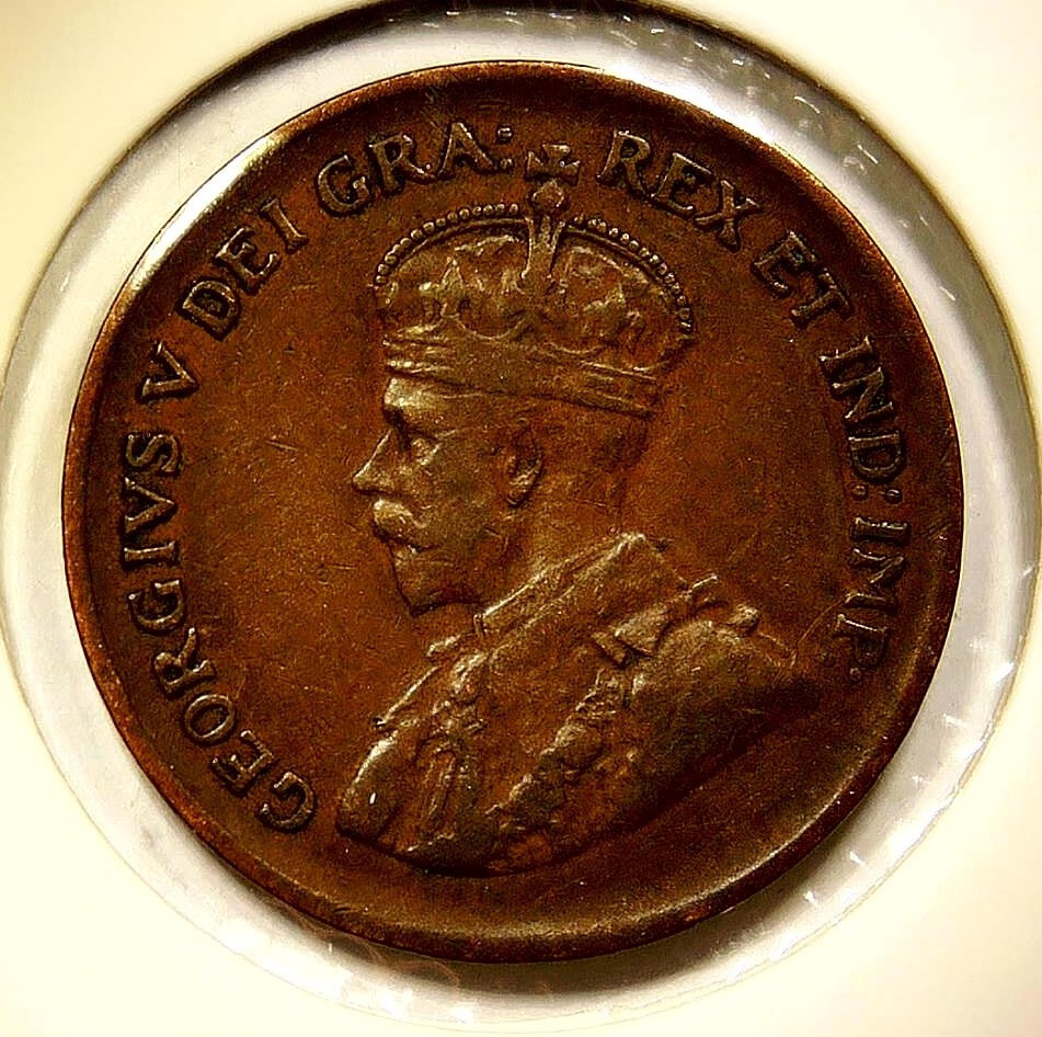 1935 Canada Small Cent King George V
