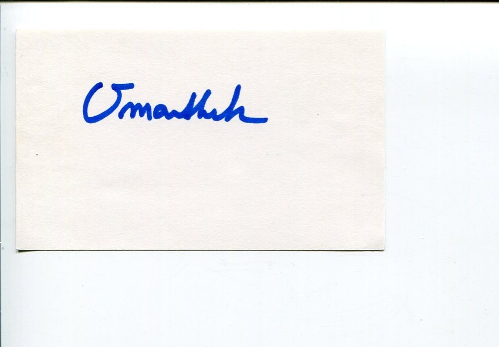 Omar Sheika Boxing Champ Signed Autograph