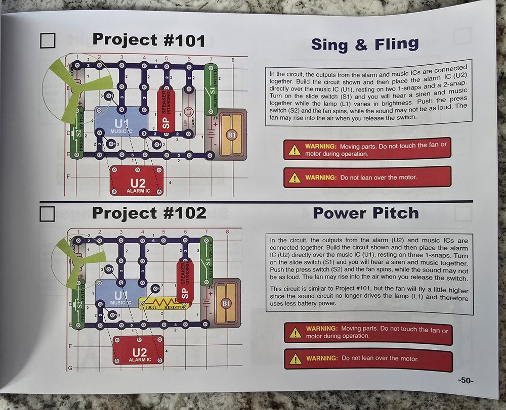 Edu-Toys Circuit Maker, 125 Electronics Projects - Elenco Snap Circuits, STEM
