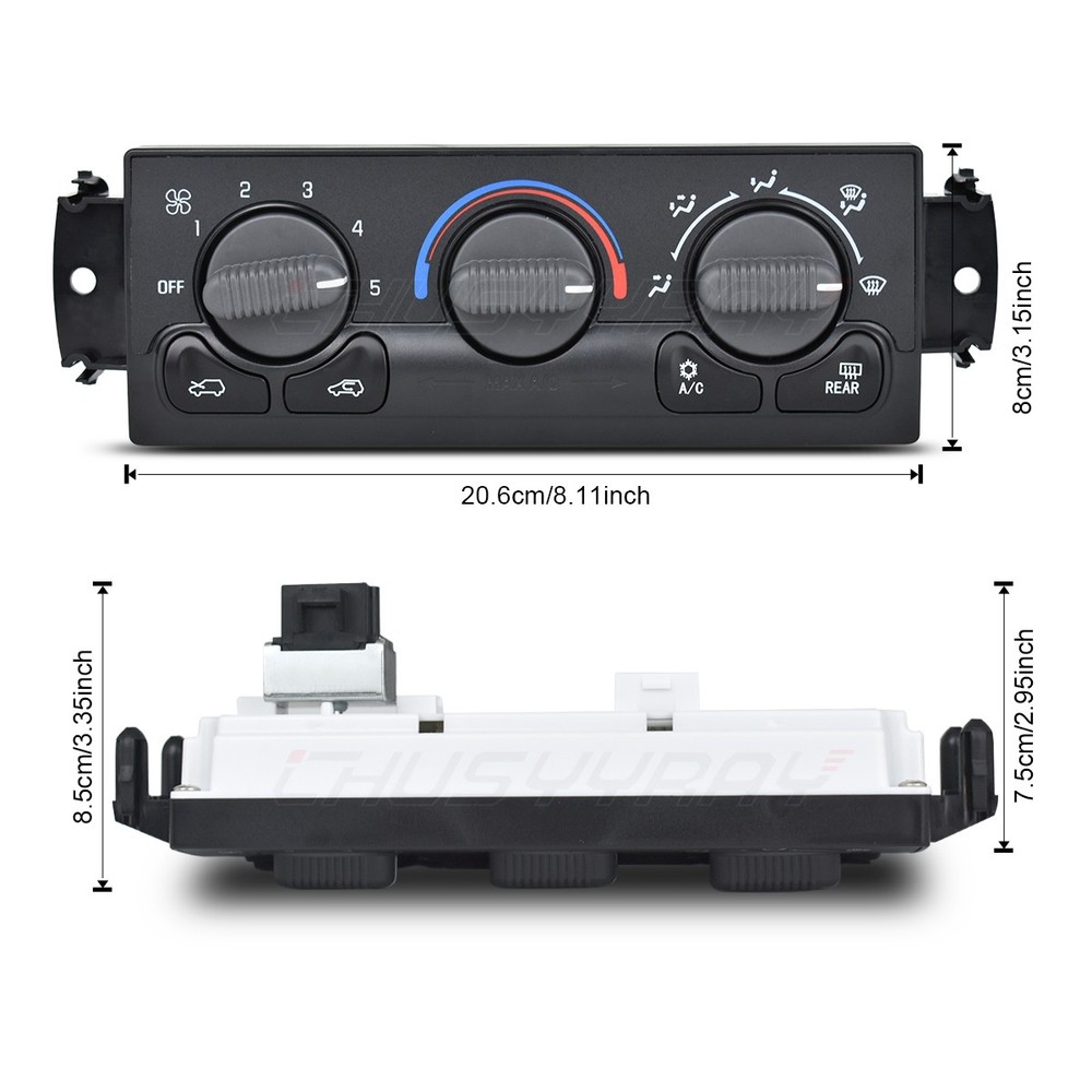 A/C Climate Control Module Panel 599-218 For 2001-2002 GMC Sierra 3500