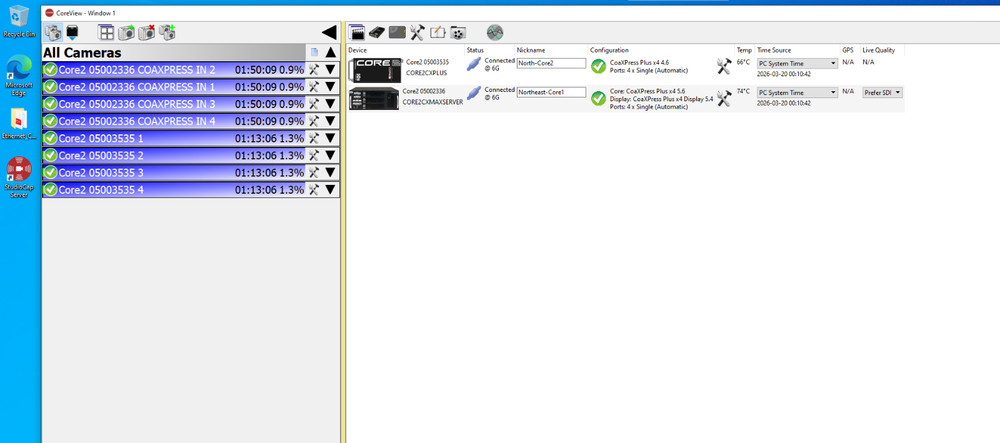 IO Industries DVR Express CORE 2 CXPLUS – Multi-Camera Recorder Module – Tested