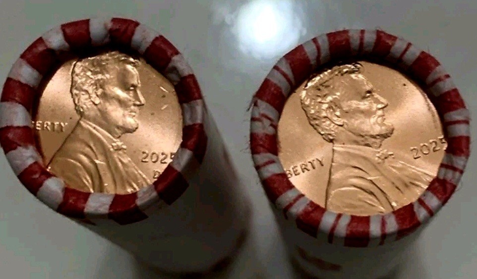 2025 P and 2025 D Lincoln Cent Penny BU-2 Sealed Rolls of 50 Pennies Each☆