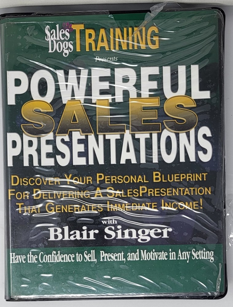 Powerful Sales Presentations by Blair Singer - CD format