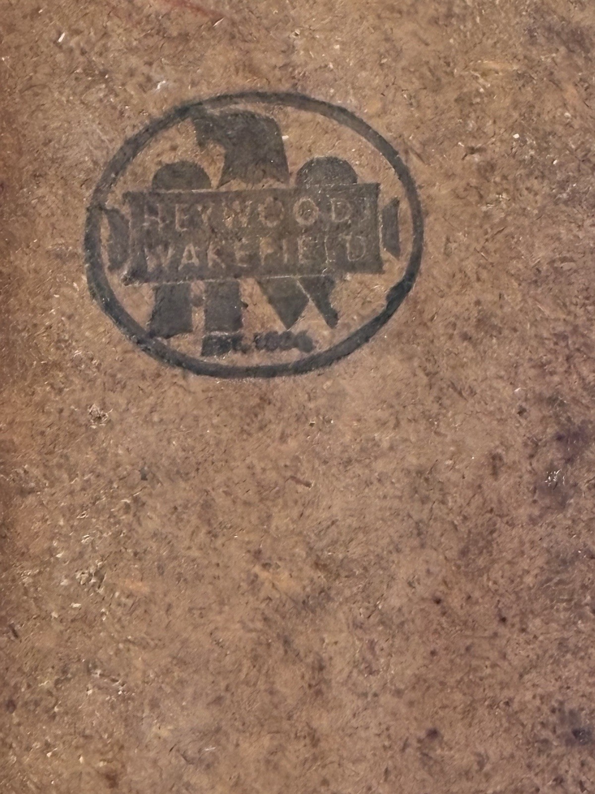 Heywood Wakefield Mid Century Modern Sculptura Vanity & Mirror Needs Refurbish