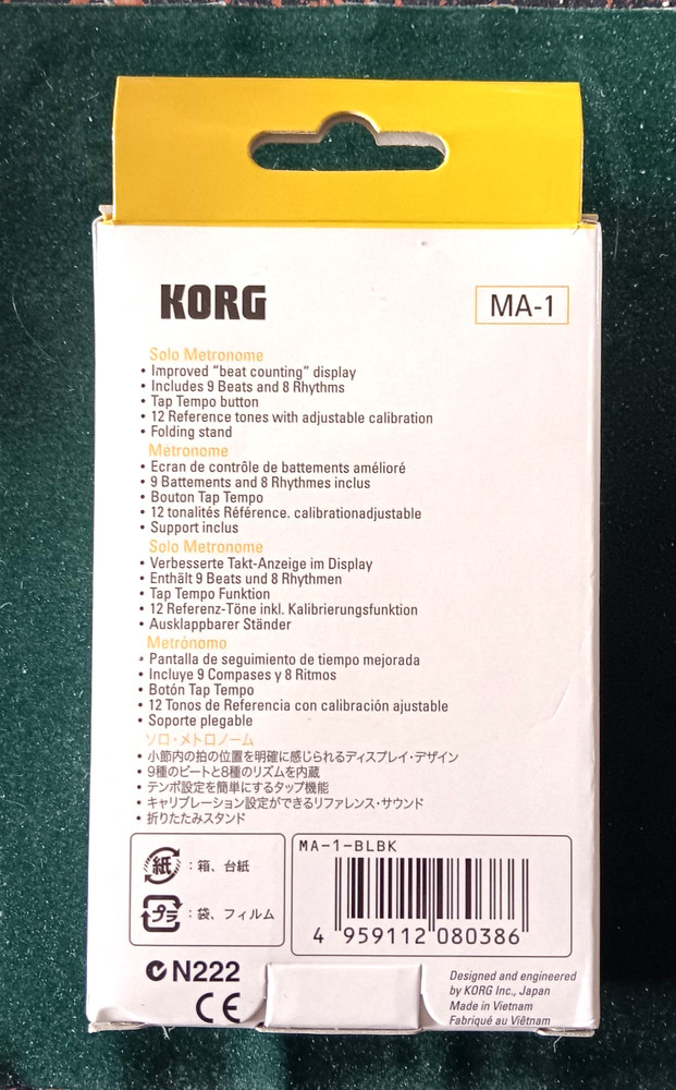 Korg Solo Metronome MA-1