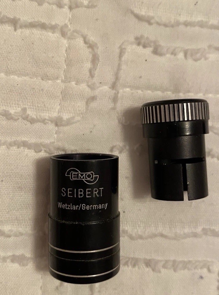 Vintage Seibert Wetzlar Germany Emoskop Pocket Loupe Scope W/ Case