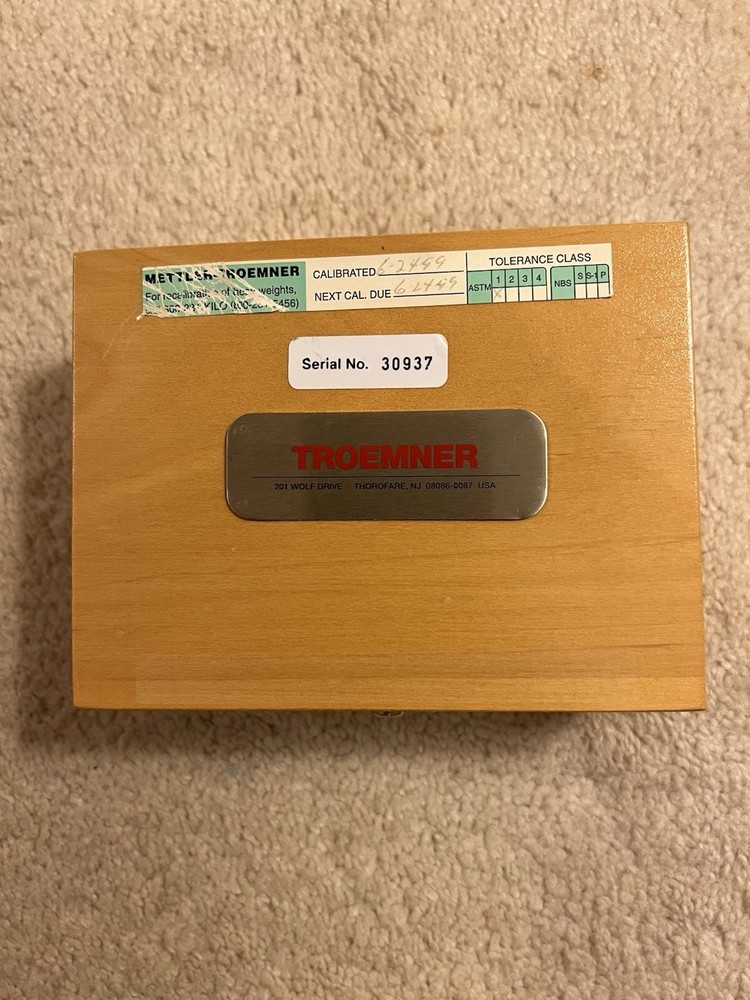 Antique Scientific Analytical Balance Calibration weights