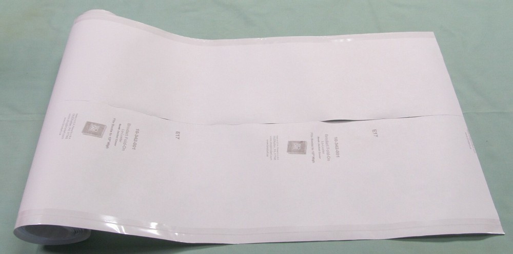 20 Yard roll 14" Brodart Fold-On Book Jacket Covers - lo-luster, ADJUSTABLE