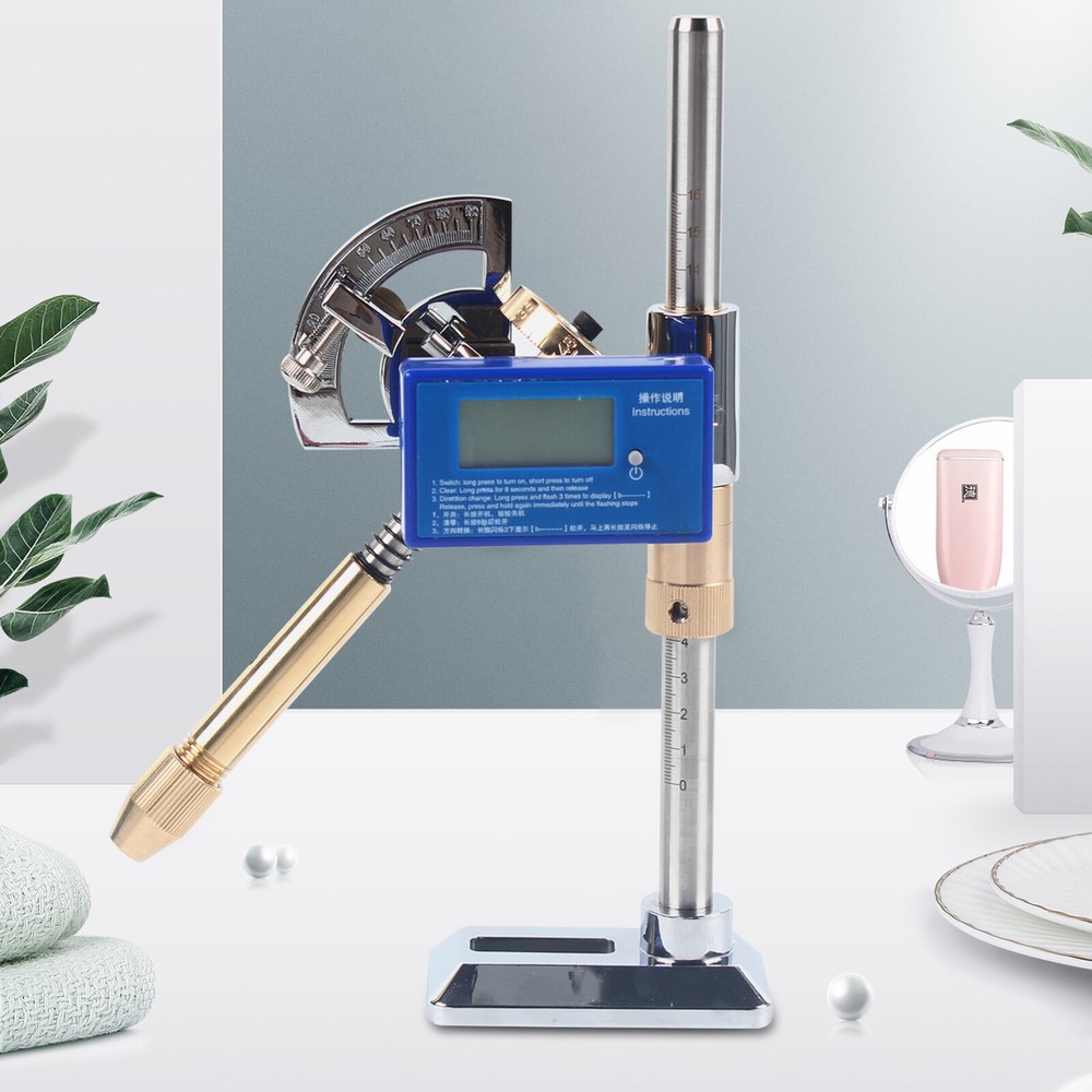 Digital Display Angle Manipulator Gem Faceting Machine Angle Polishing Handle