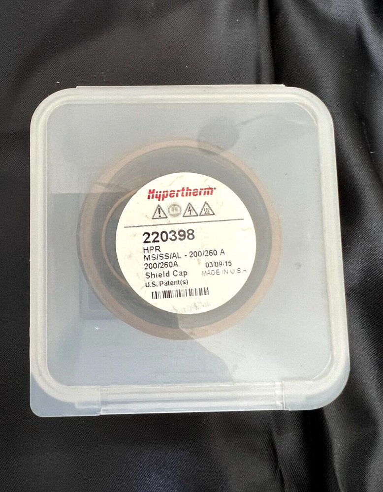 HYPERTHERM 200/260A Shield Cap, MS/SS/AL, 220398