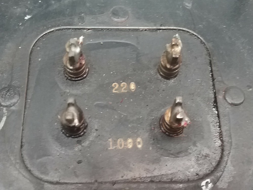 FREED PLATE TRANSFORMER PRI 220 V @ SEC 1000V -25 MA