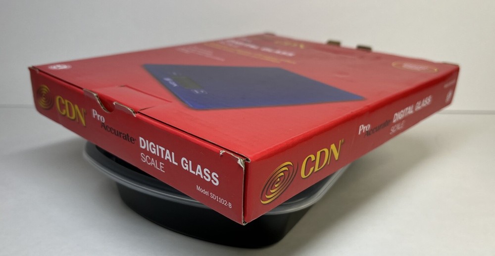CDN ProAccurate 11 lb Digital Portion Control Scale - Small Profile SD1102-B
