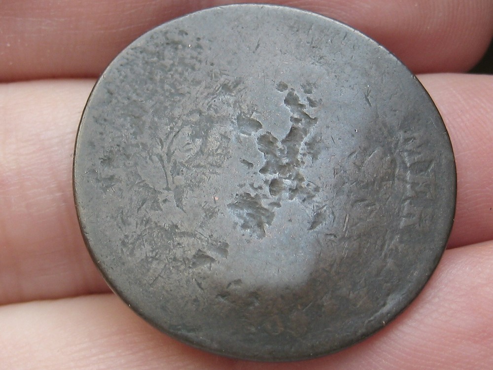 1796-1807 Draped Bust Large Cent- Counterstamped EHG