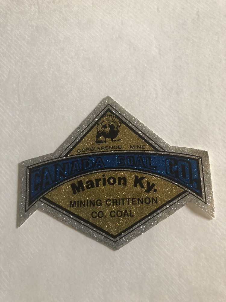 coal mining stickers nice older coal company