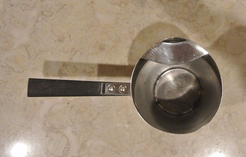 Vintage Academy Silver on Copper 17 Saucepan Warmer, Pitcher 5 Cups