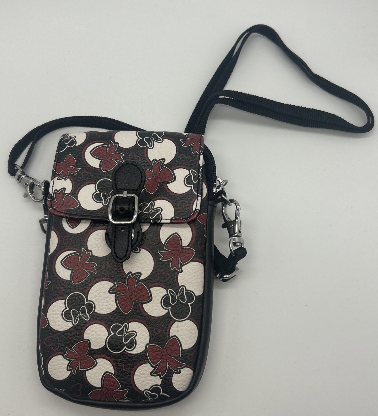 Disney D-Tech Wristlet Clutch Wallet Card  Phone Case ID Holder Zip Bag Minnie