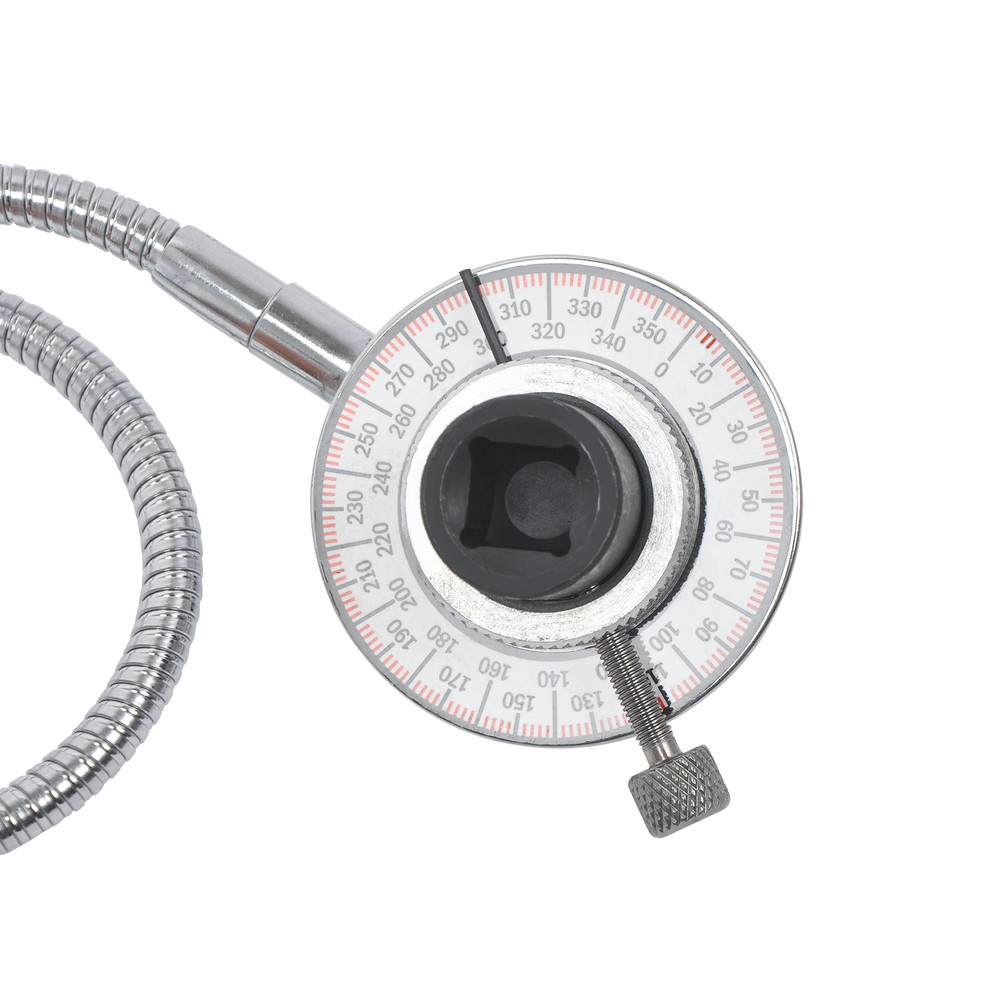 1/2" Torque Setting Angular Gauge with Magnetic Arm - Int Square Head & Clip Arm