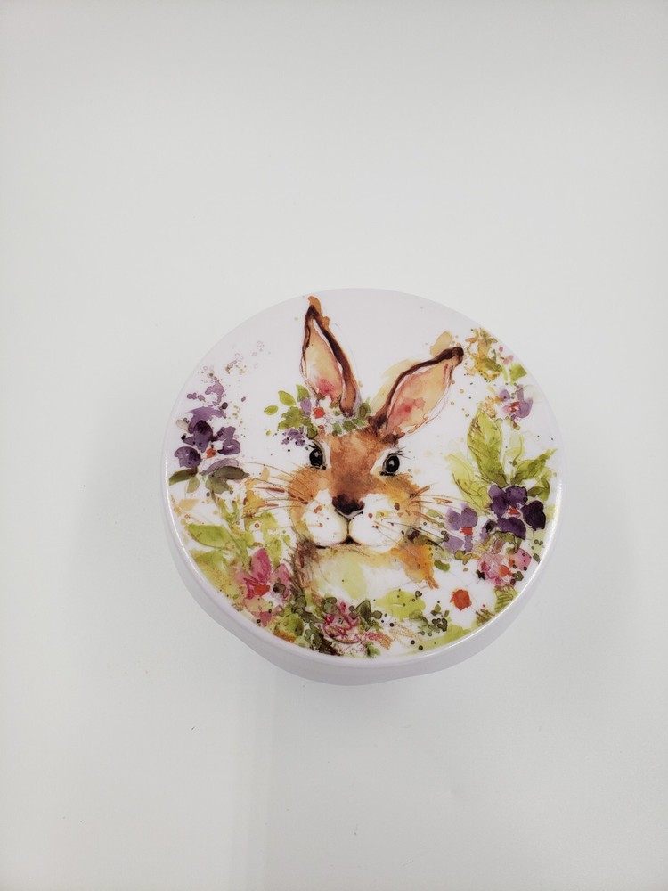 Toy Kitchen Miniature Cake Stand Cupcake Display Rabbit Easter Bunny