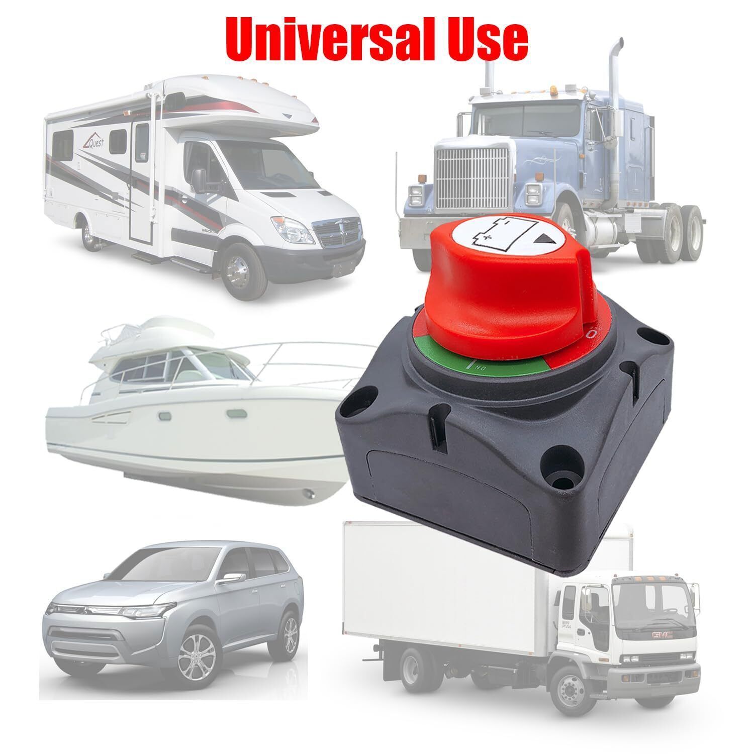 Battery Disconnect Switch Cut/Shut Off 275-1250Amp Marine Boat RV Camper 12V-48V