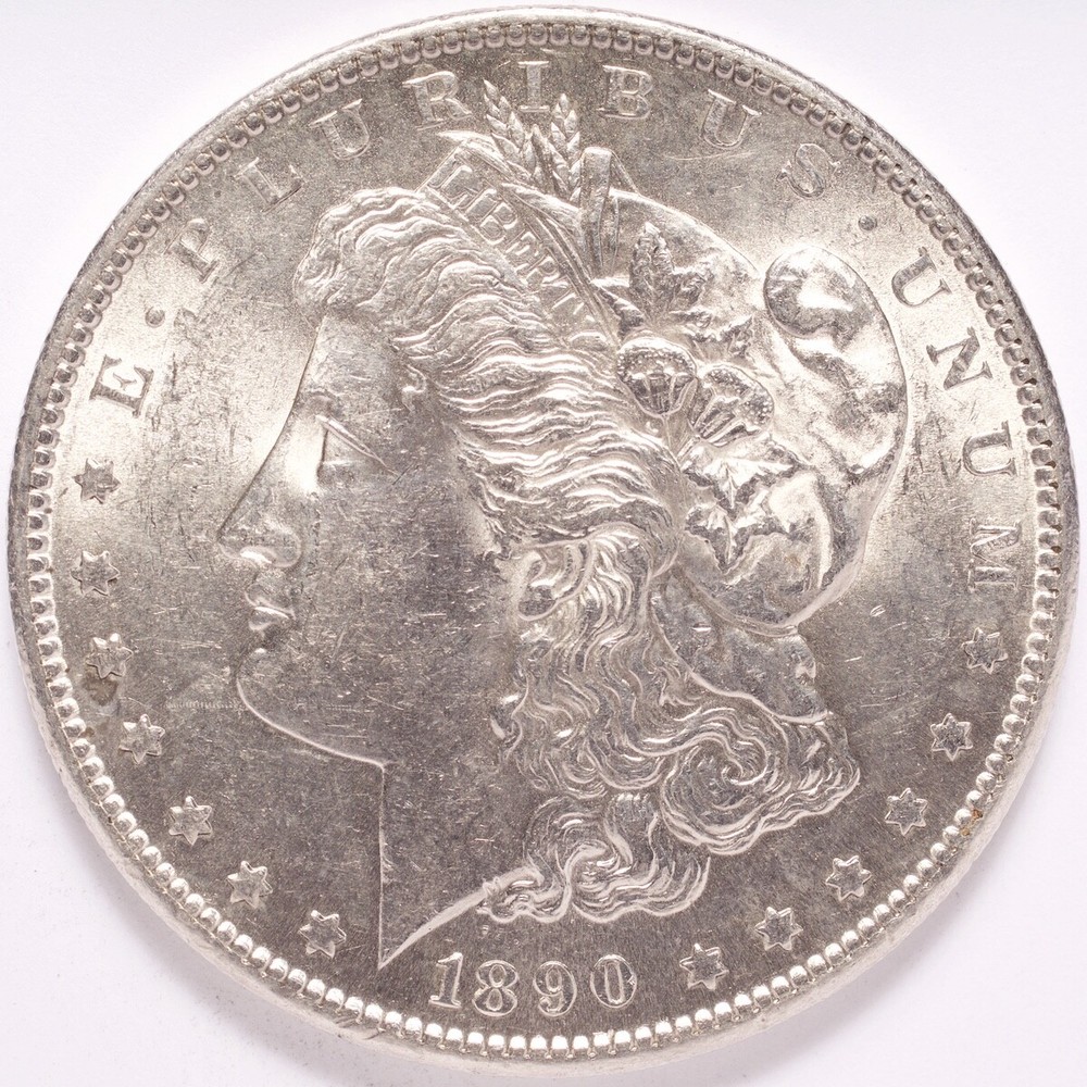 1890-S Morgan Silver Dollar BU
