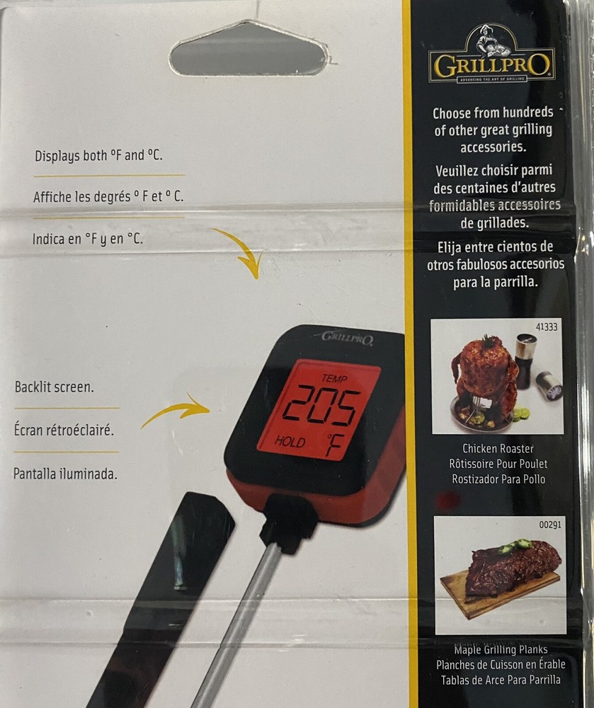 GrillPro Instant Read Probe Thermometer