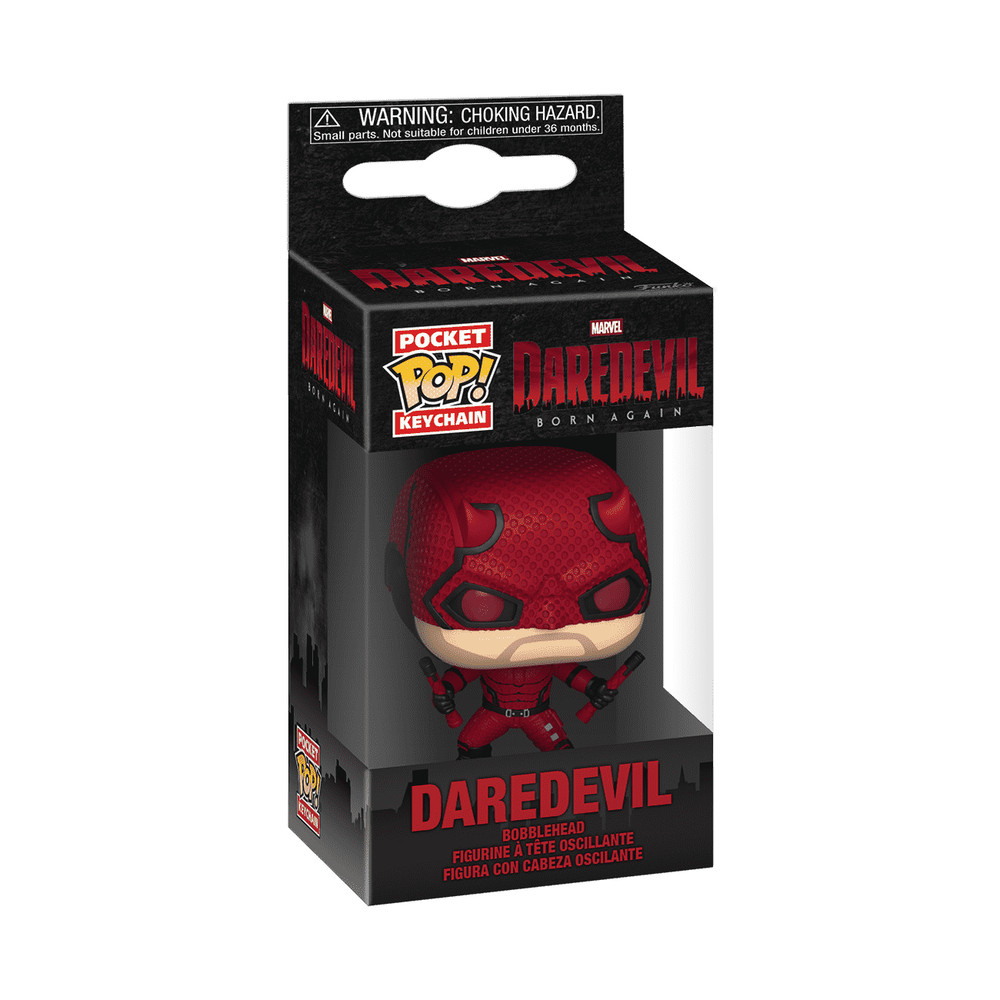 Funko POP! Marvel Pop! Keychain Daredevil (Born Again) Keychain!