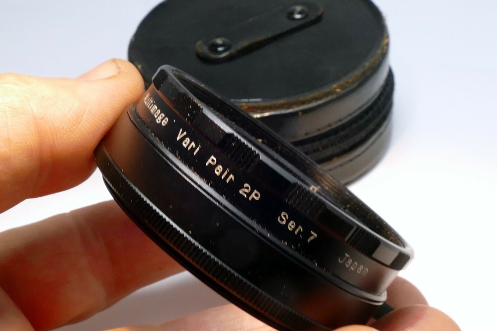 Spiralite Multi-Image Vari pair 2P Lens Filter threaded mirage rotating