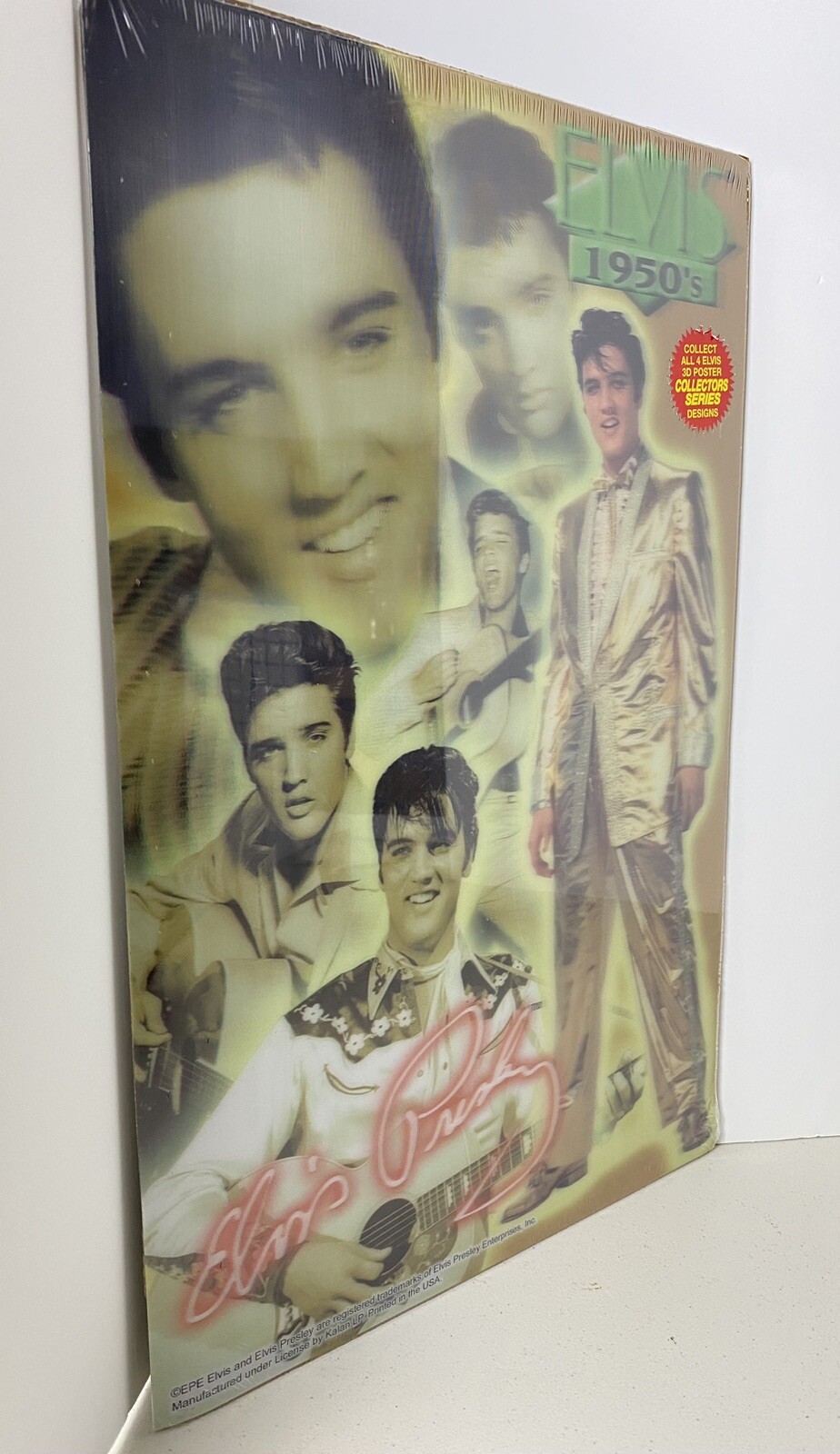 Elvis Presley 1950's~11.5" x 17.5"~Hologram~Lenticular 3-D Picture~RARE~NEW