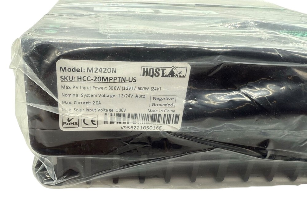 HQST 20A Smart MPPT Solar Charge Controller - Open Box