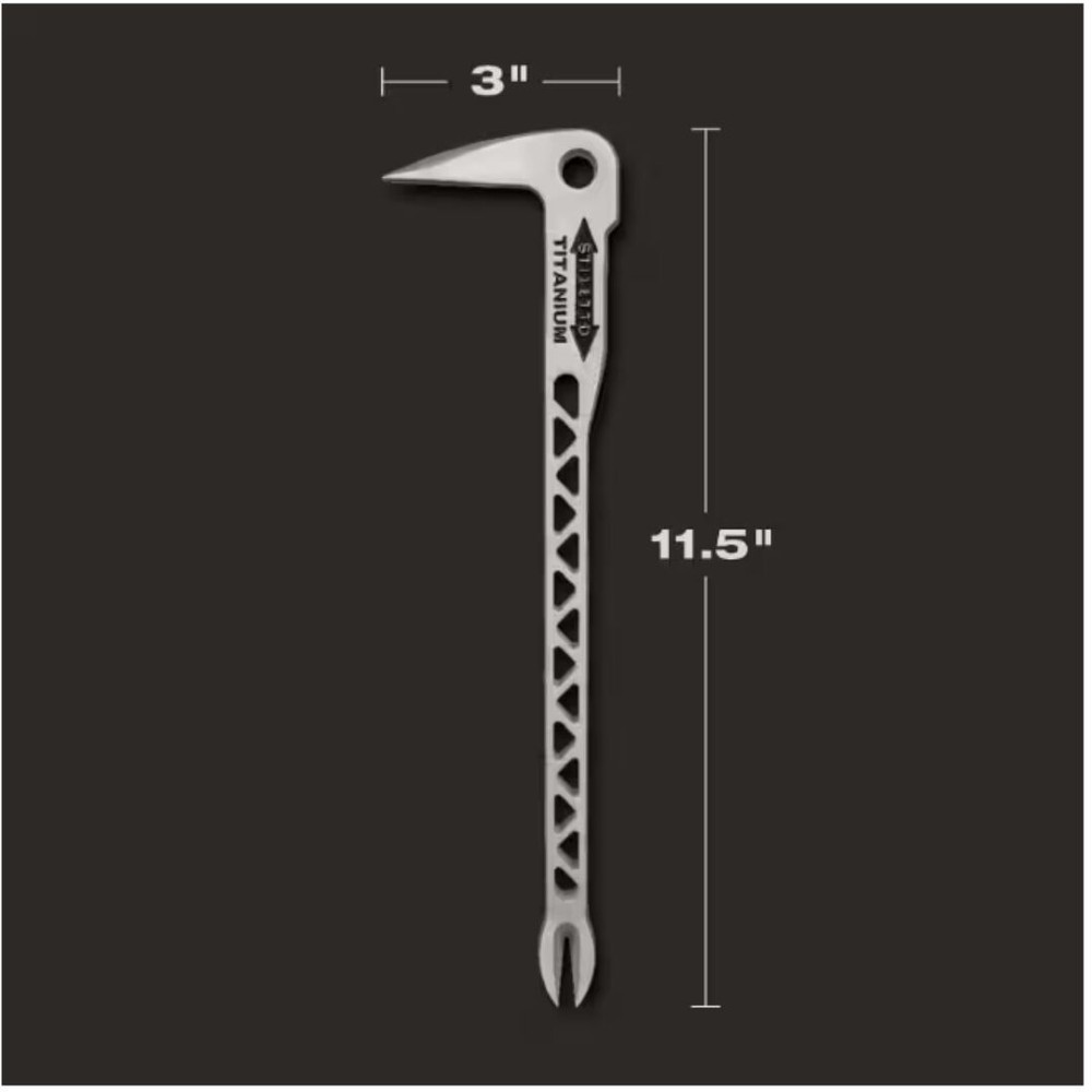 Stiletto TICLW12 Clawbar Titanium Nail Puller