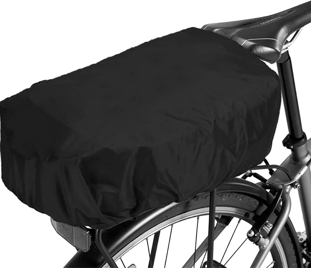Waterproof Bicycle Rear Rack Rain Cover - Adjustable & Compact 20L