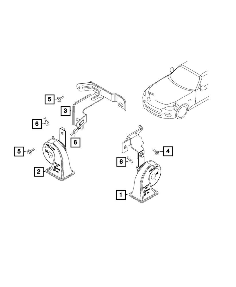 Genuine Mopar Module Bracket 68332590AA