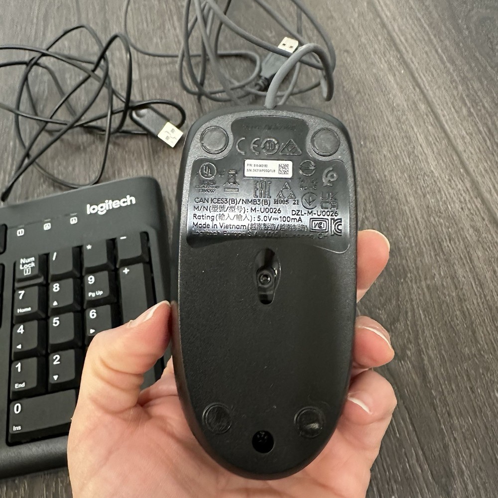 Logitech Keyboard And Mouse, Works