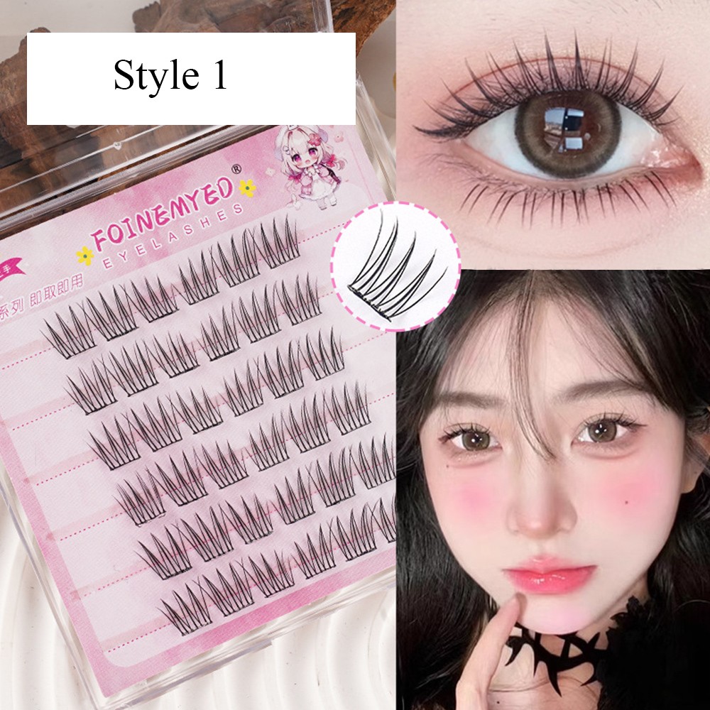 Self-adhesive Segmented Lash Extension Clusters Eyelash Eyelash Grafting ☾