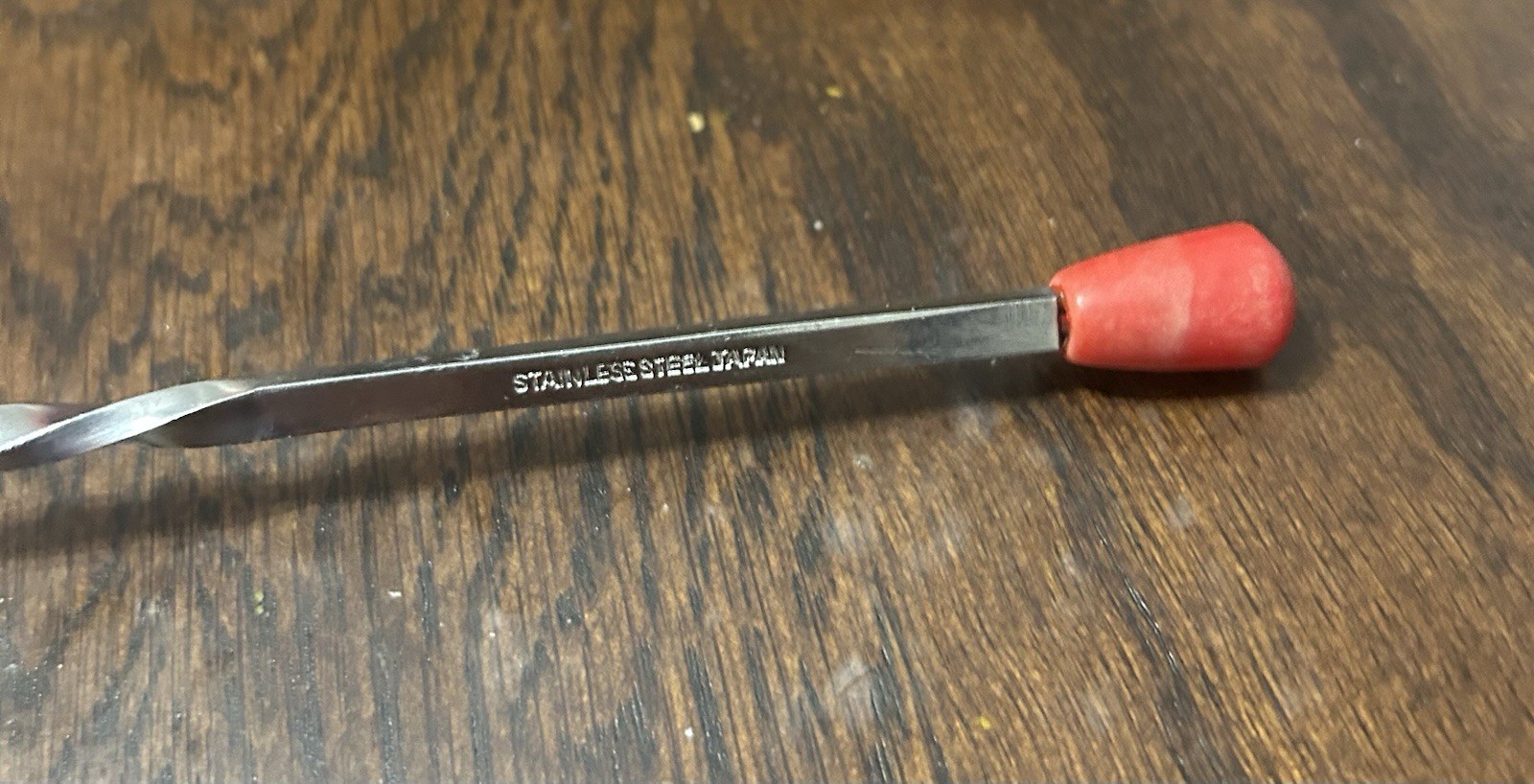 11.5 in Stainless American Metalcraft Bar Spoon Twisted Handle Cocktail Stirrer.