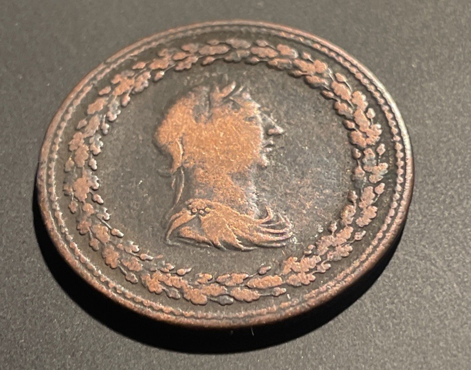 1812 Half Penny Token Lower Canada Quebec Lot 1B
