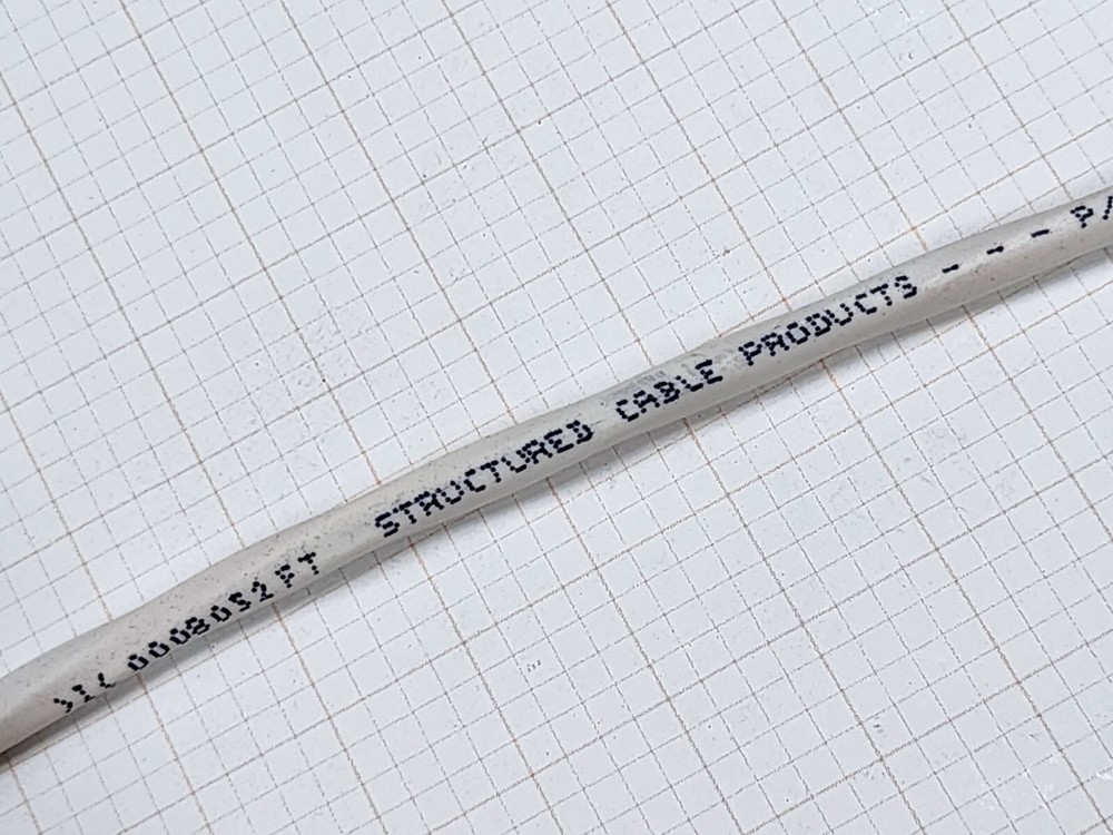 Structured Cable Products/SCP 18/4C Security/Alarm Cable Riser CMR White /100ft