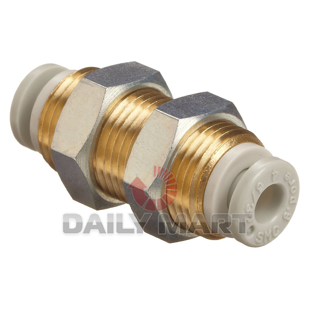 10PCS/New In Box SMC KQ2E04-00A Bulkhead Union Brass Fitting