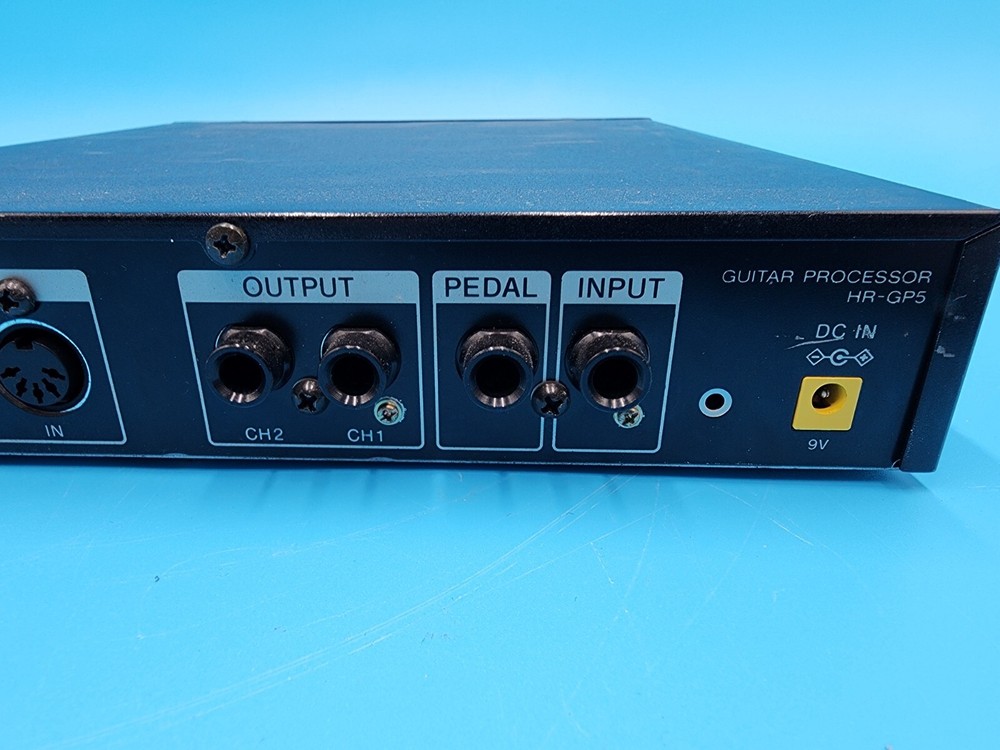 90s Sony HR-GP5 Guitar Multi Effect Instrument Processor Half Rack DPS Bass