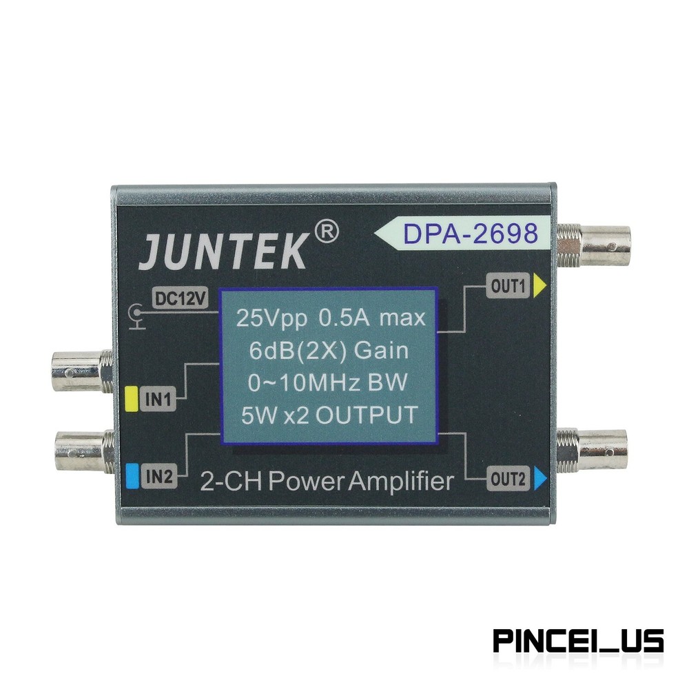 DPA-2698 10KHz 25Vpp 2CH DC Power Amplifier DDS Function signal Generator pc66