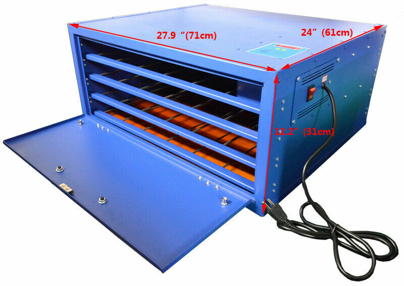 Updated Full Set 4 Color 2 Station Silk Screen Printing Kit Machine & Press Tool